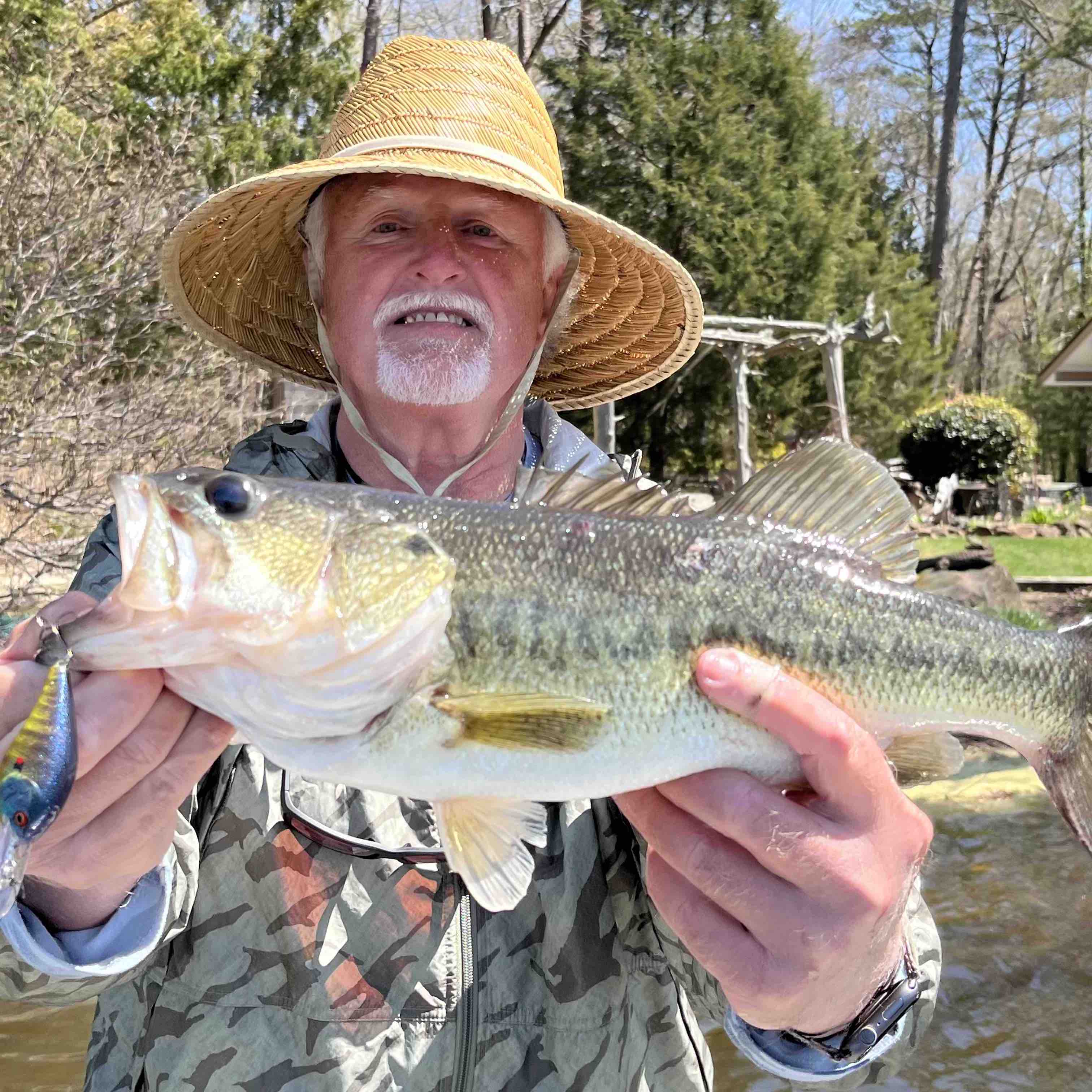 Image of Chris S with a monster 3.5 lbs bass caught using a TSA Natural Born Giller Medium Diving lure