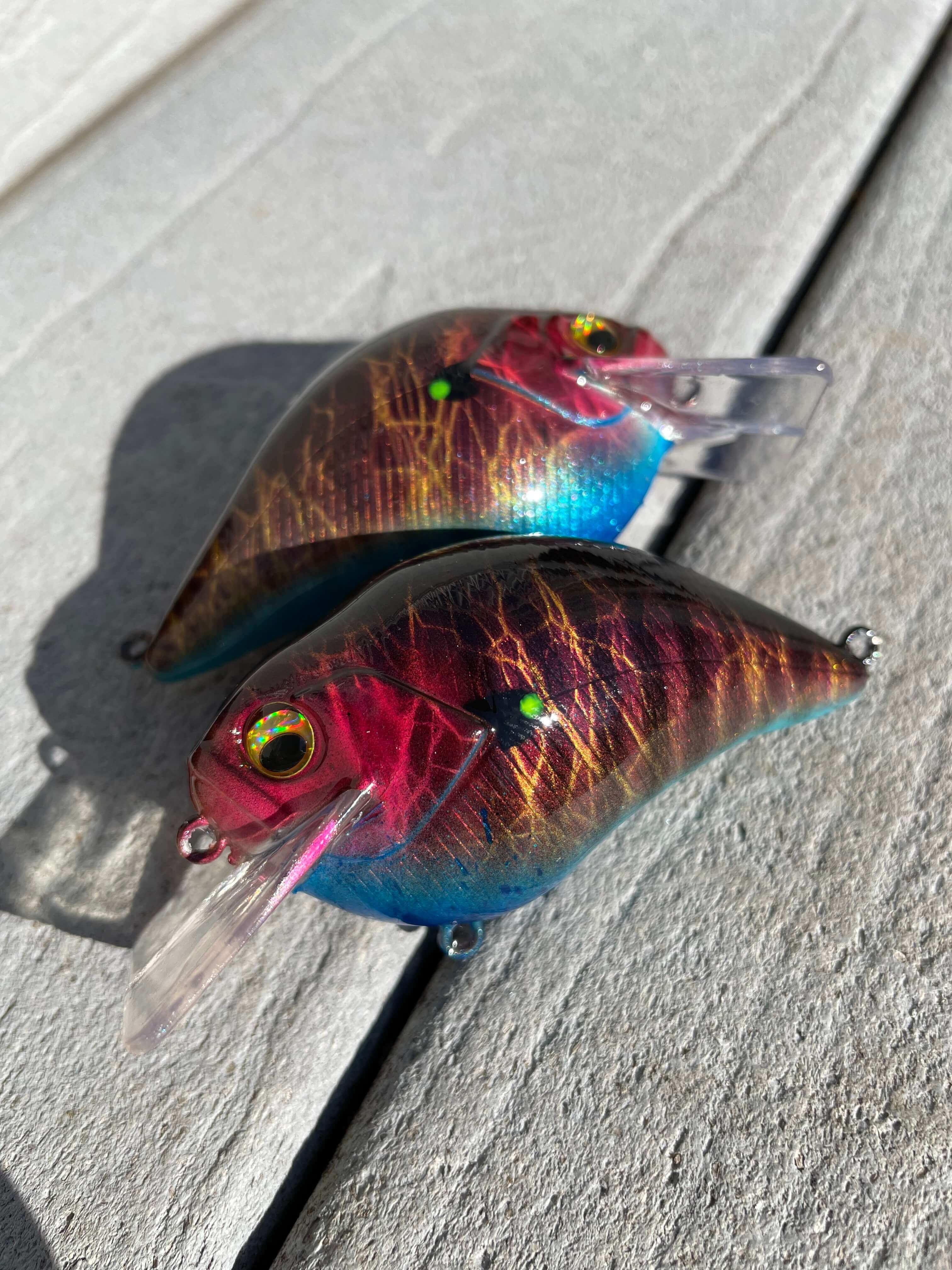 lure painting with solarfall baits: how to paint a shad 